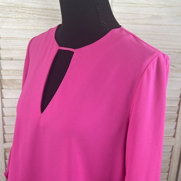 Crosby Mollie Burch Barbie Pink Ashlyn Top Small - Picture 11 of 14